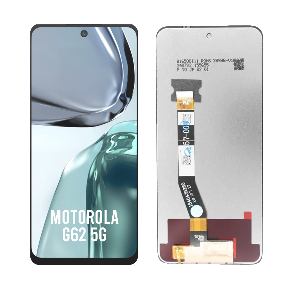 Moto G62 Screen Original 6.5'' For Motorola G62  Display Xt2223-1 Moto G62 Lcd Touch Screen Digitizer Assembly With Frame